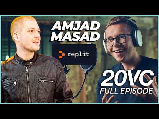 Amjad Masad: How I Founded Replit; Zuck's Famous Saying; Will TikTok be banned?